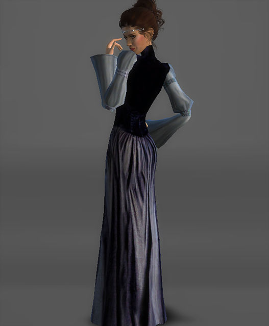 Sims 4 Packing Gown Padme Amidala at Magnolian Farewell