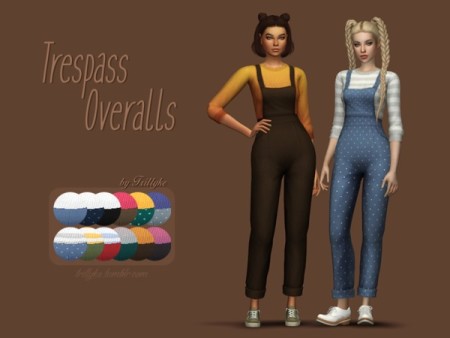 Trespass Overalls by Trillyke at TSR » Sims 4 Updates