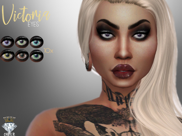 Sims 4 Victoria Eyes N01 by MadameChvlr at TSR