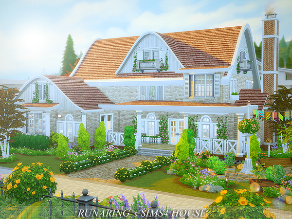 Sims 4 Warm Family Home by Runaring at TSR