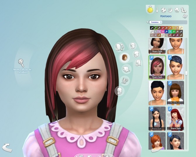 Sims 4 Louise Hair for Kids at My Stuff