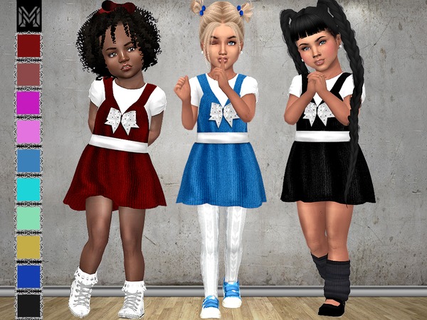 Sims 4 Dinas Dress by MartyP at TSR