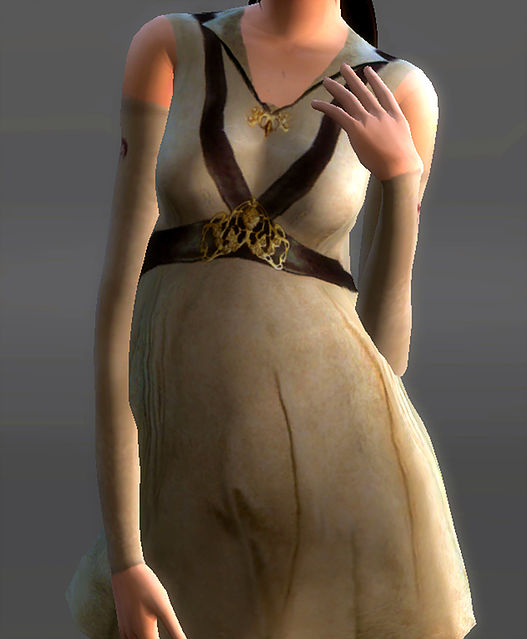 Sims 4 Mustafar Outfit Padme Amidala at Magnolian Farewell