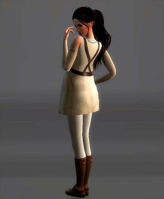 Magnolian Farewell - Clothing, Female : Mustafar Outfit Padme Amidala. 
