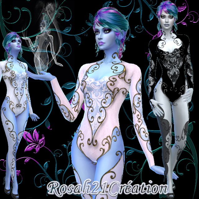 Sims 4 Voyageuse outfit by Rosah at Sims Dentelle