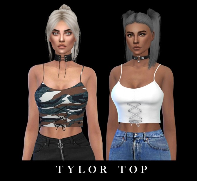 Sims 4 Tylor Top at Leo Sims