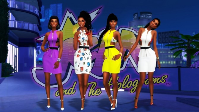 Sims 4 Jem and The Holograms Collection I at LolaSimblr