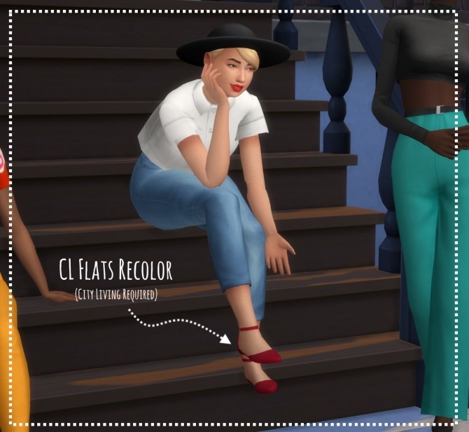 Sims 4 Two BGC mesh edits and two City Living recolors by leeleesims1 at SimsWorkshop