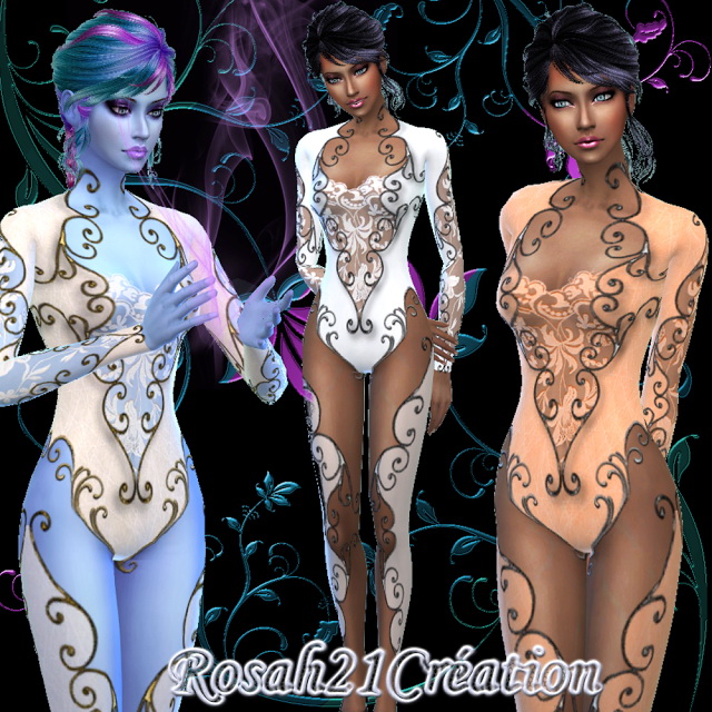 Sims 4 Voyageuse outfit by Rosah at Sims Dentelle