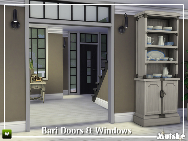Sims 4 Bari Doors and Windows Part 2 by mutske at TSR