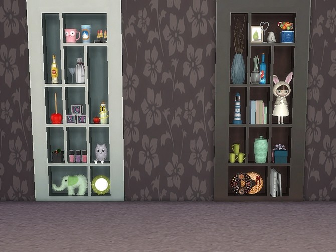 Sims 4 Hidden Bookcase Door Empty and Slotted by Reitanna at Mod The Sims
