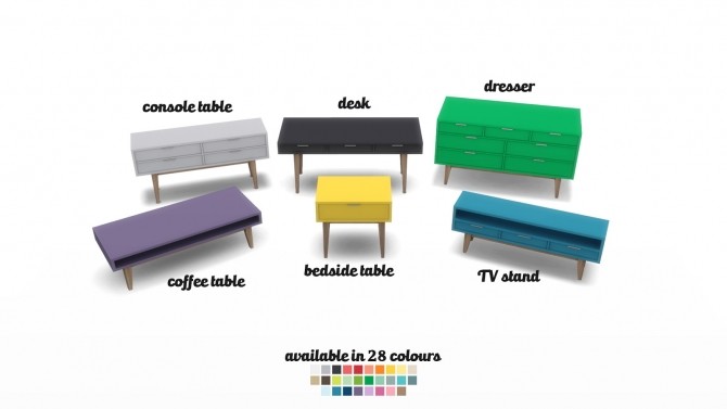 Sims 4 Grove Furniture Collection Redux at Simsational Designs