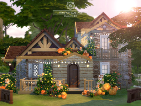 Pumpkin Cottage by Aquarhiene at TSR