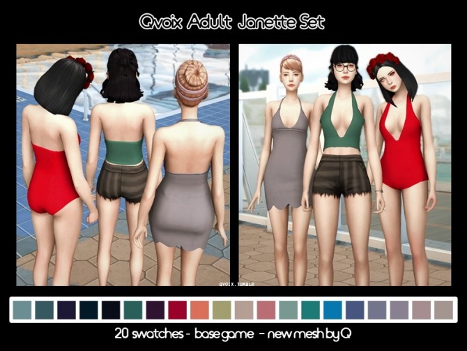 Sims 4 Janette Set at qvoix – escaping reality