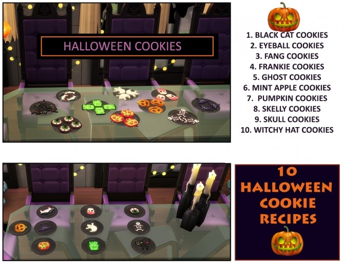 Sims 4 Spooky Cookies by icemunmun at Mod The Sims