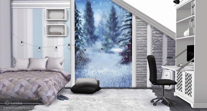 Sims 4 Winter Ambience Backgrounds at Lorelea