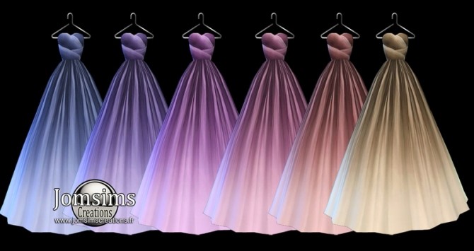 Sims 4 Denia dress at Jomsims Creations