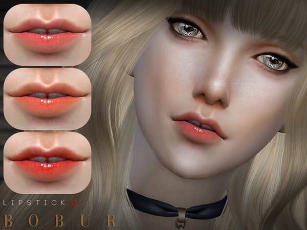 Sims 4 Lipstick 33 by Bobur3 at TSR