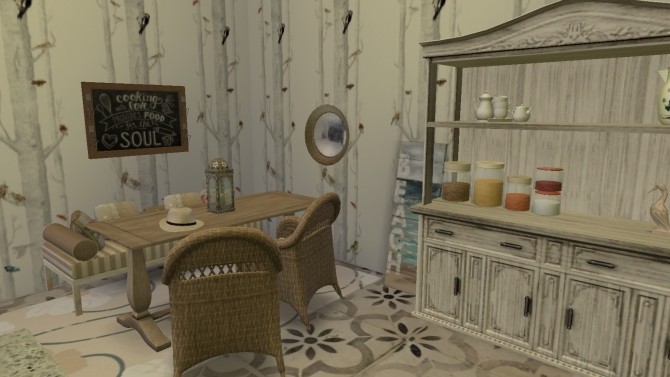 Sims 4 Delta Classic Country styled Family Kitchen at Pandasht Productions