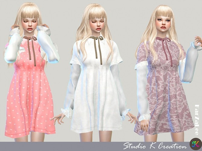 Sims 4 Type F dress at Studio K Creation