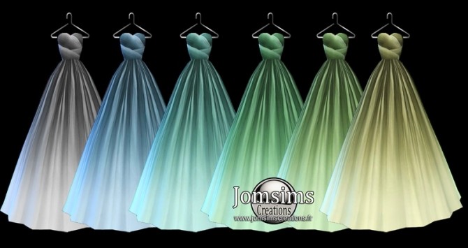 Sims 4 Denia dress at Jomsims Creations