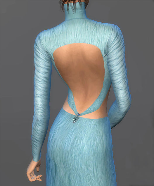 Sims 4 Blue Homecoming Dress Padme Amidala at Magnolian Farewell