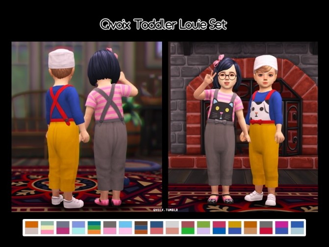 Sims 4 Louie Set T at qvoix – escaping reality