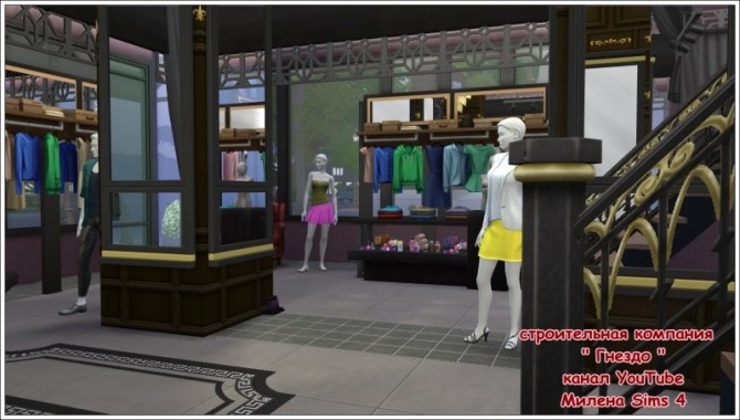 Sims 4 Joseph clothing store at Sims by Mulena