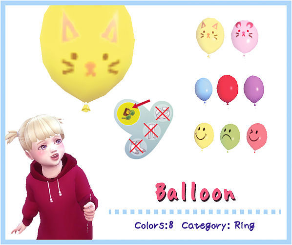 Sims 4 Balloon (Toddler) at A luckyday