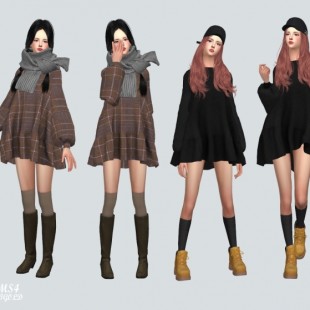 Tip Top Lace outfit by Zuckerschnute20 at TSR » Sims 4 Updates