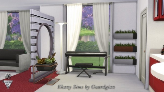 Sims 4 IBIS contemporary house by Guardgian at Khany Sims