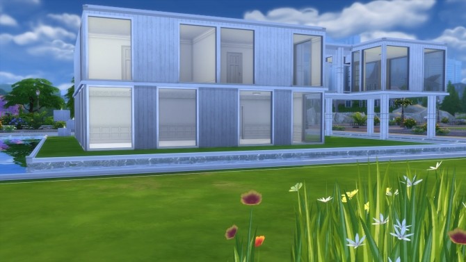 Sims 4 Simple Living House by Nuttchi at Mod The Sims