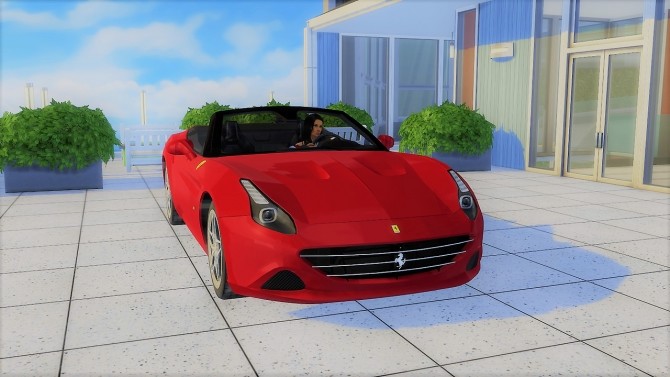 Sims 4 Ferrari California T at LorySims