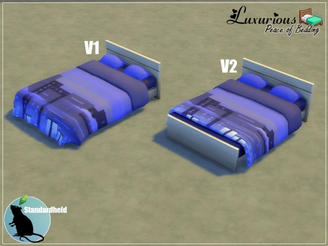 Sims 4 Luxurious Peace of Bedding by Standardheld at SimsWorkshop