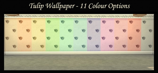Sims 4 Tulip Wallpaper by Simmiller at Mod The Sims