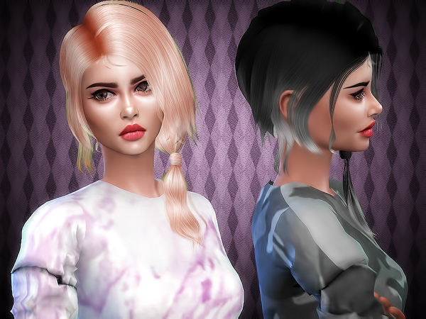 Sims 4 Sophia Hair Retexture by Sharareh at TSR