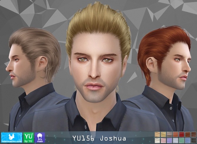Sims 4 YU156 Joshua hair M (Pay) at Newsea Sims 4