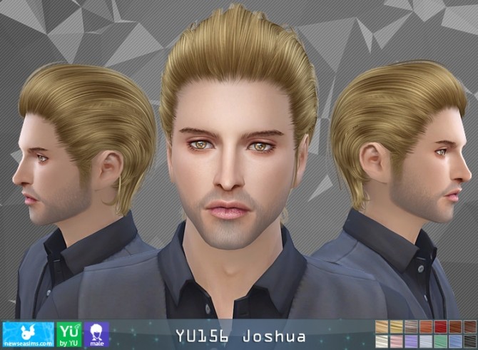 Sims 4 YU156 Joshua hair M (Pay) at Newsea Sims 4