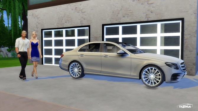 Sims 4 Mercedes Benz E Class at LorySims