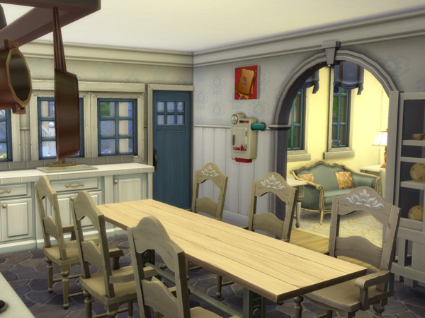 Sims 4 Old Fashioned Farmhouse by kilra at TSR