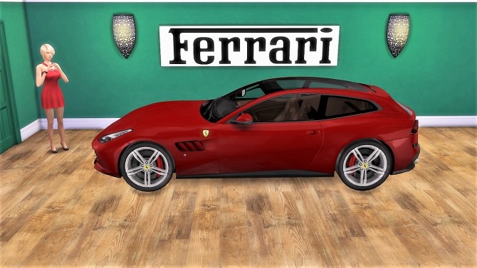 Sims 4 Ferrari GTC4lusso at LorySims
