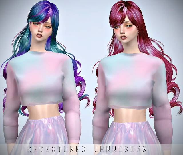 Sims 4 Newsea Dollhouse Hair retexture at Jenni Sims