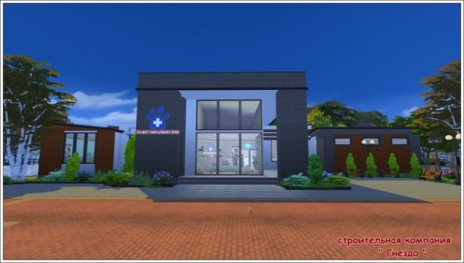 Sims 4 Kroha veterinary clinic at Sims by Mulena