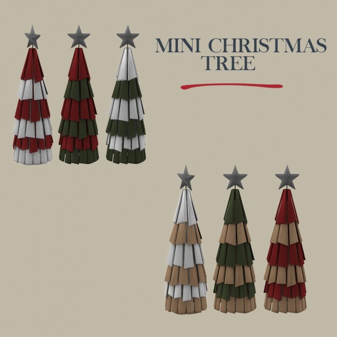 Sims 4 Mini Christmas Tree at Leo Sims