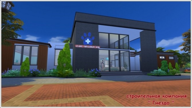 Sims 4 Kroha veterinary clinic at Sims by Mulena