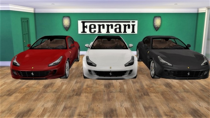 Sims 4 Ferrari GTC4lusso at LorySims
