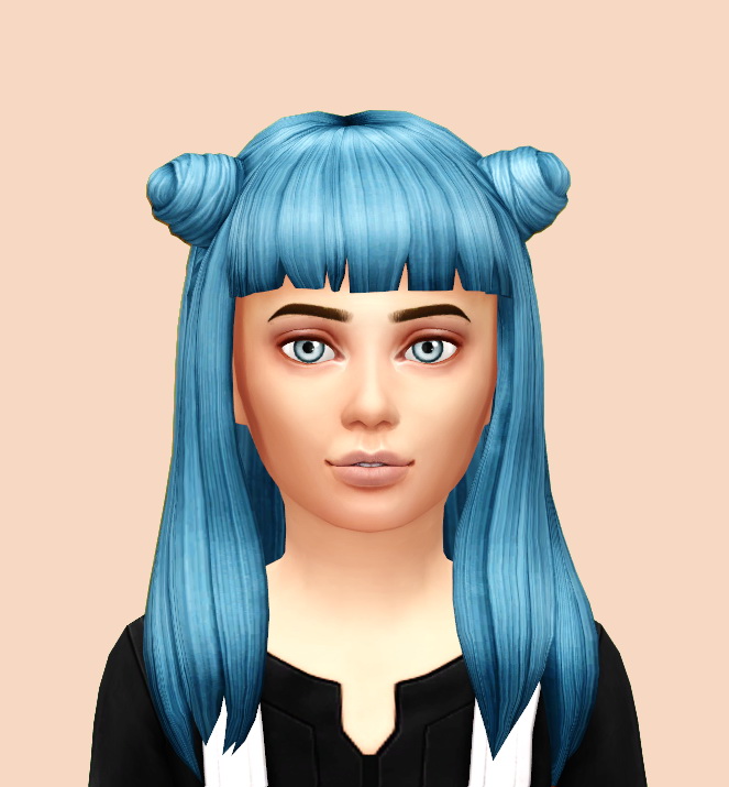 Sims 4 Hair Recolor for kids at Kass
