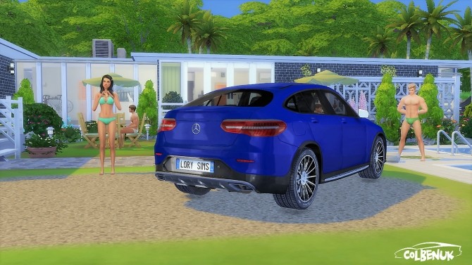 Sims 4 Mercedes Benz GLC Coupe at LorySims