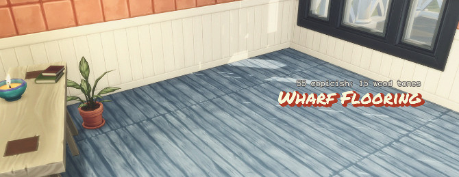 Sims 4 DARE TO BE SQUARE TILES WITH WAINSCOTTING at Picture Amoebae