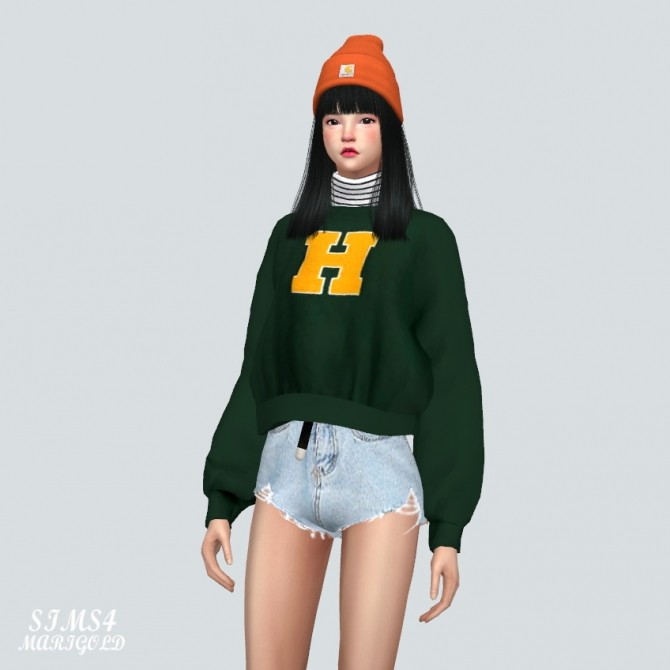 Sims 4 Sweatshirt With Turtleneck at Marigold